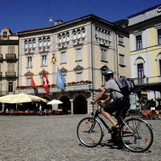 Bikecoin – ein Projekt zur Veloförderung für Angestelle von Unternehmen in Locarno (Foto: Stadt Locarno)