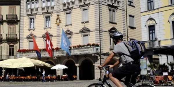 Bikecoin – ein Projekt zur Veloförderung für Angestelle von Unternehmen in Locarno (Foto: Stadt Locarno)