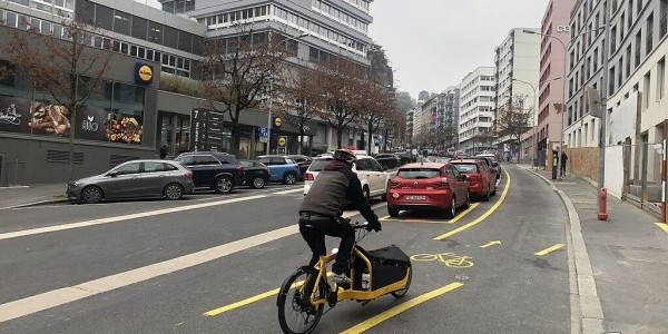 Prix Vélo Infrastructure 2024 : Lausanne primée grâce à ses « coronapistes » (photo : Pro Velo)