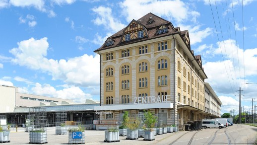 « Zentrale Pratteln » : ici se prépare un quartier vivant, mêlant logements, commerces et activités culturelles, et limitant la place de la voiture (photo : Zentrale Pratteln)