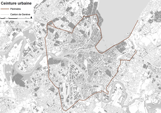 Ginevra sta valutando l'introduzione di un pedaggio urbano per l'accesso al centro città (illustrazione: DATEC)